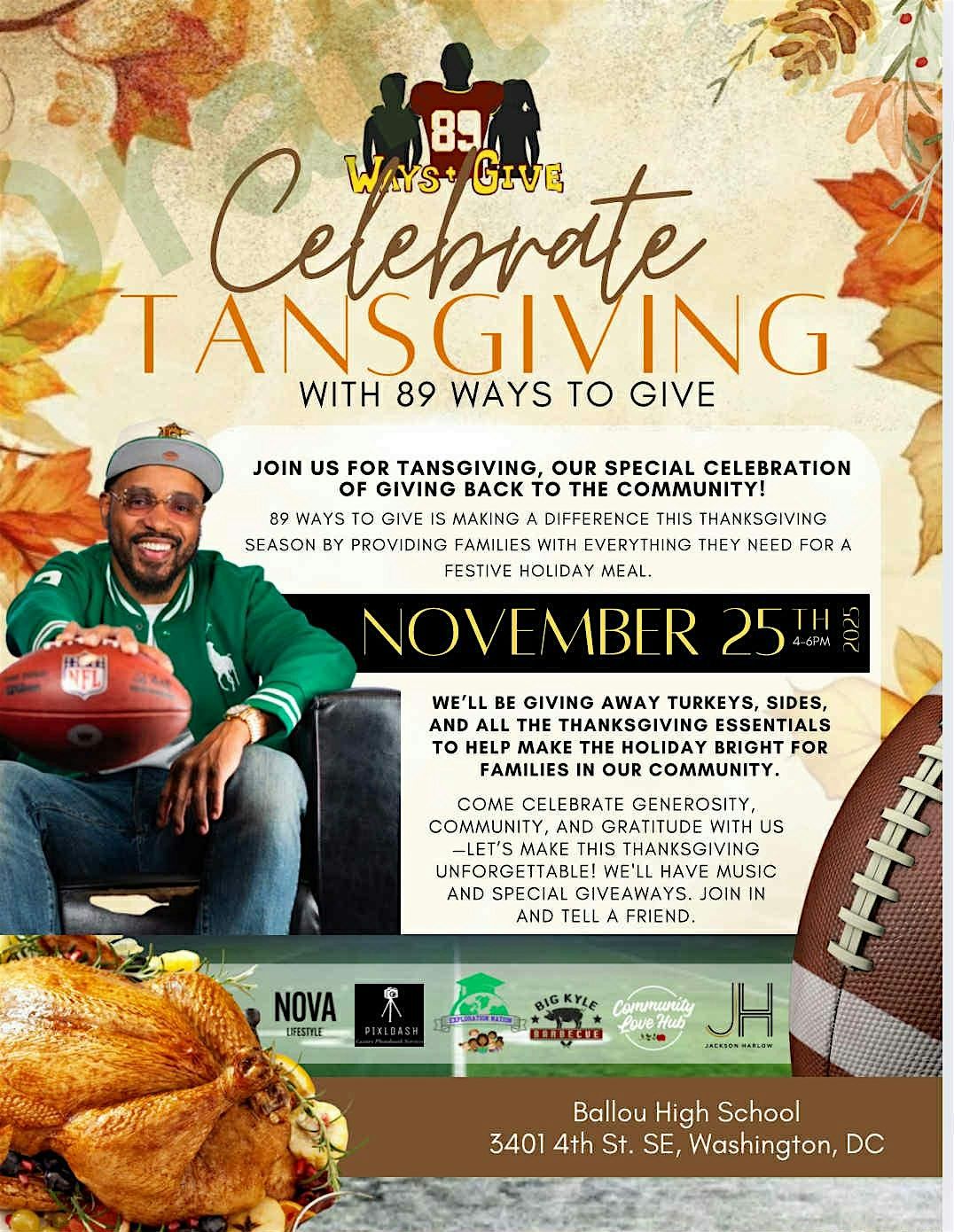 Tansgiving Turkey Drive\/Giveaway!