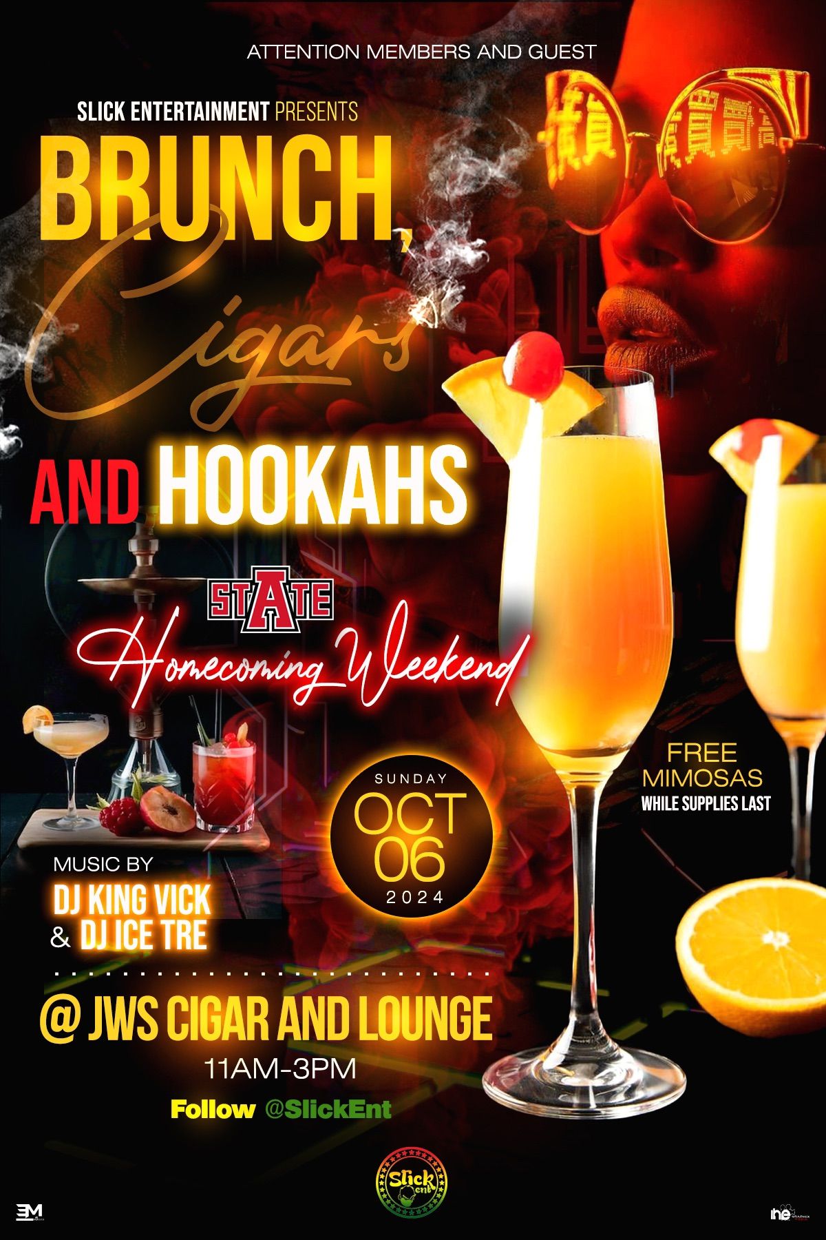 Brunch, Cigars & Hookahs | AState Homecoming Weekend 