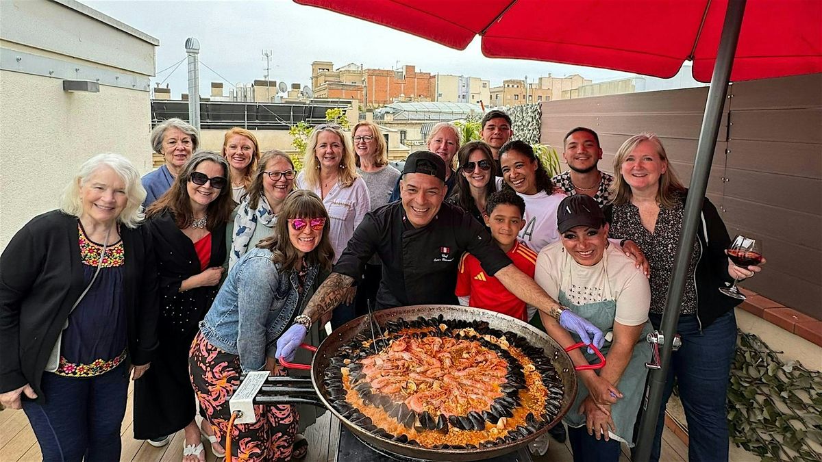 Secret Rooftop Paella Experience in Barcelona \u2013 Cook, Sip & Celebrate