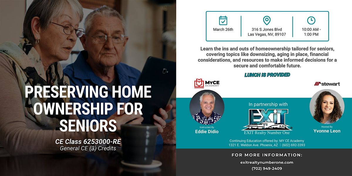 Preserving Home Ownership for Seniors - CE Class