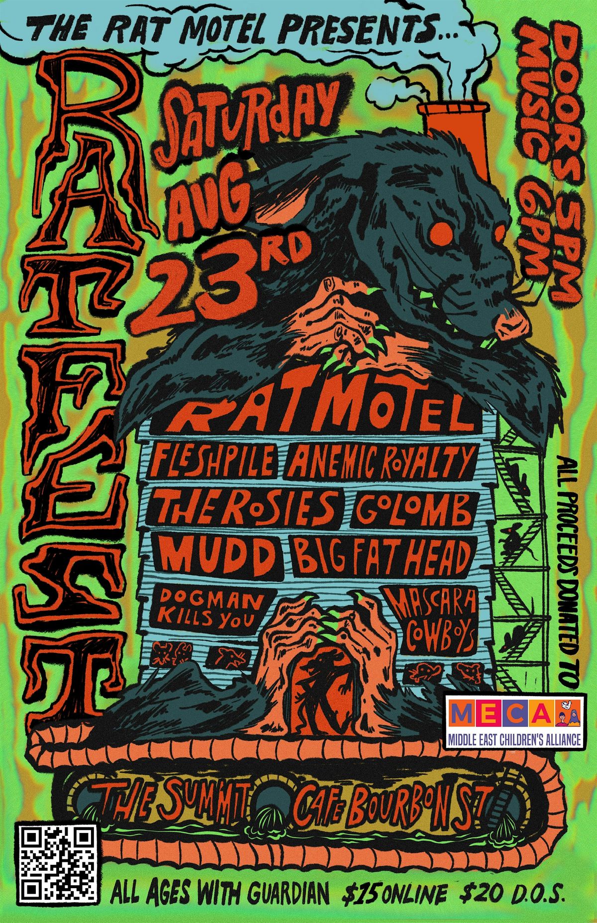 RATFEST 2025 @ CAFE BOURBON ST \/ THE SUMMIT
