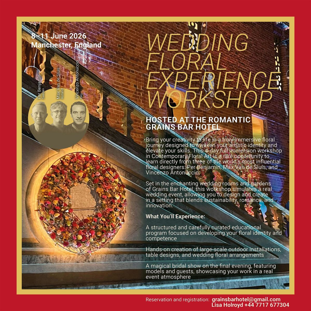 Wedding Floral Master Class