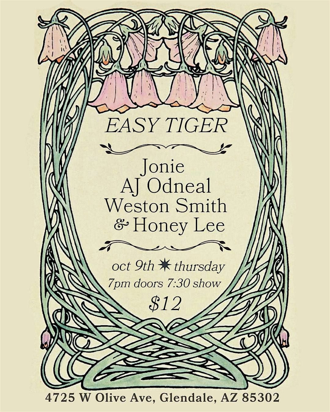 Jonie, AJ Odneal, & Honey Lee @ Easy Tiger Bar, Glendale AZ