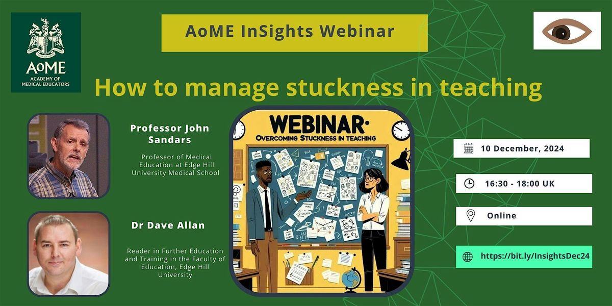 AoME Insights -  How to manage stuckness in teaching