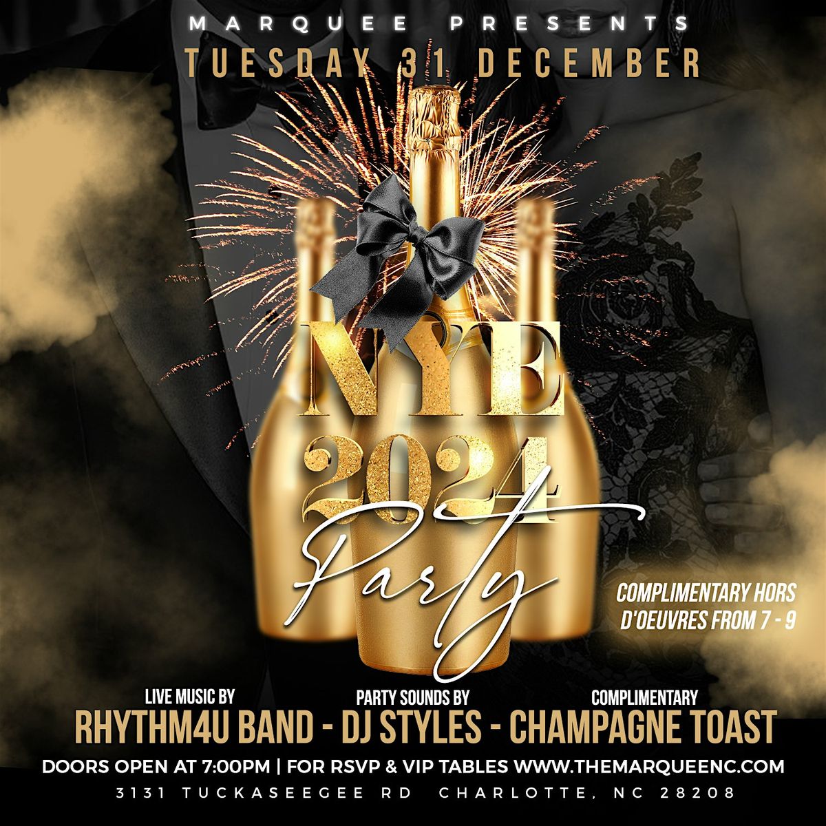 NYE 2024 Party at Marquee Charlotte