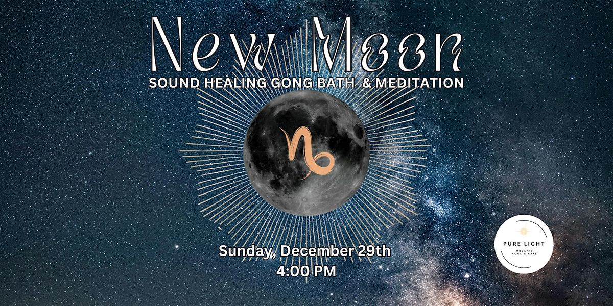 New Moon Gong Bath & Meditation