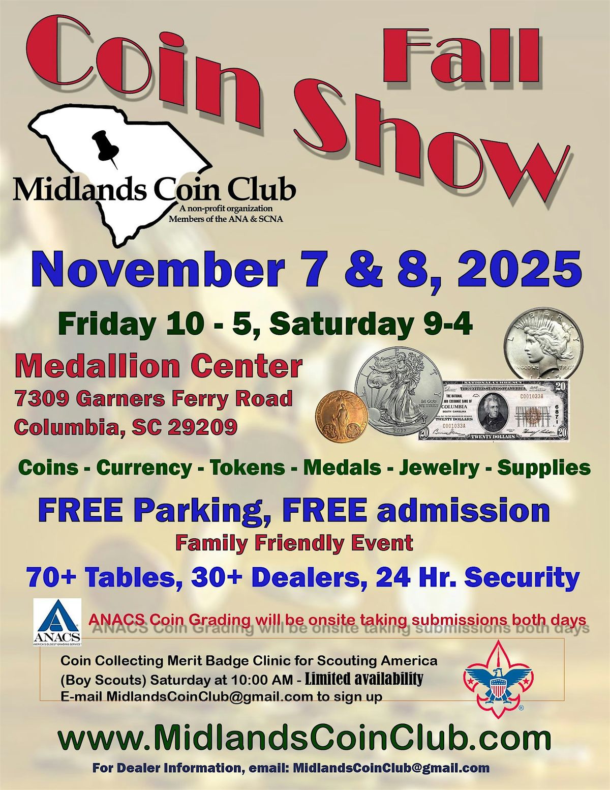Midlands Coin Club Fall Show