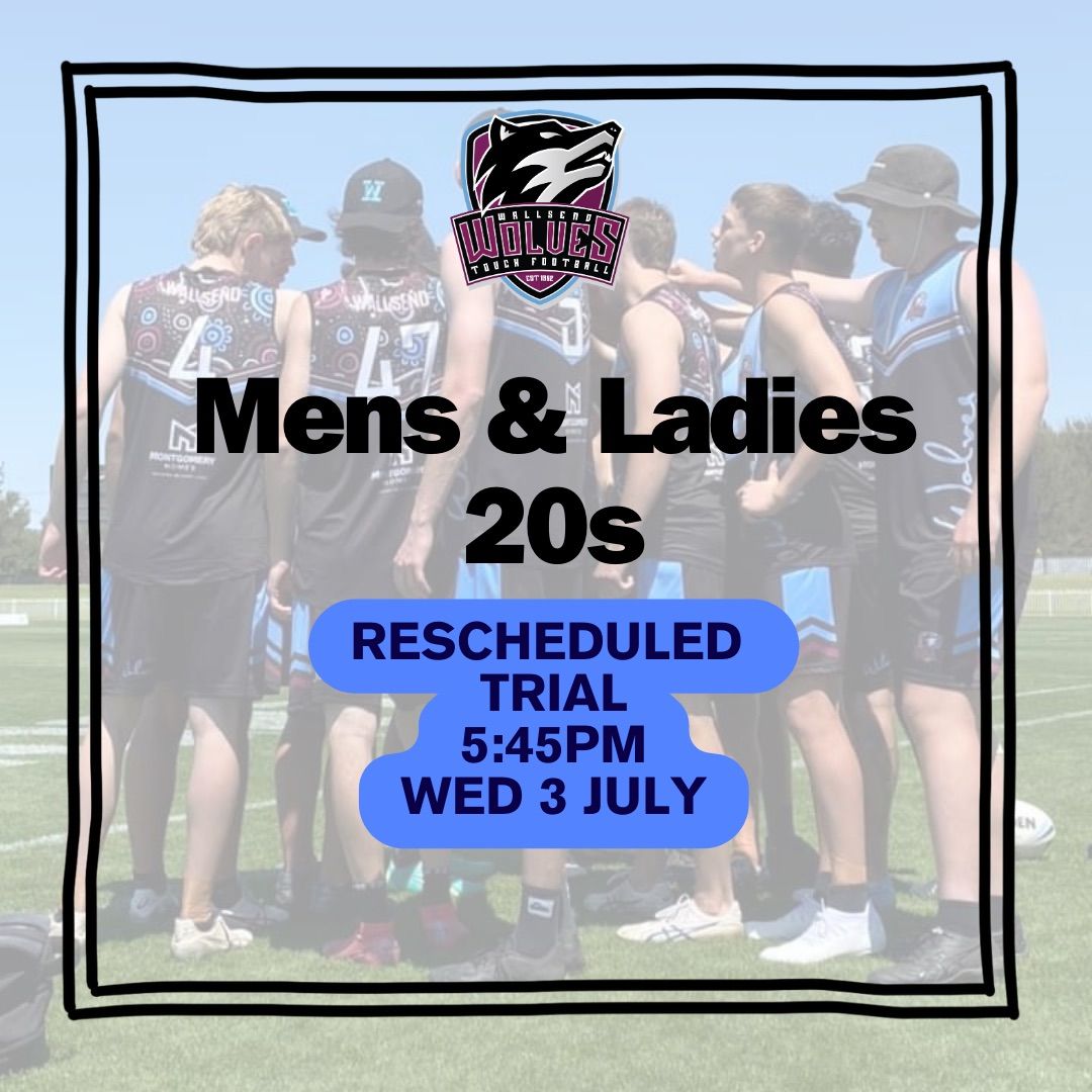 Rep Trial - Mens & Ladies 20s 