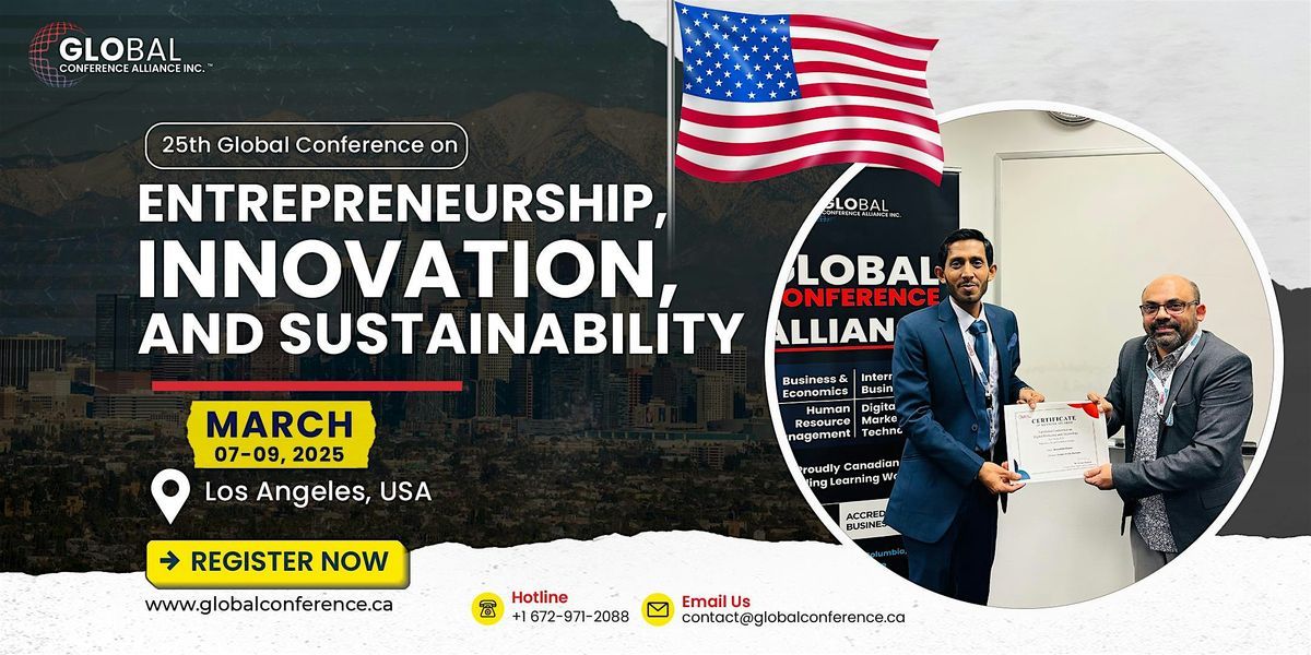 25th Global Conference on Entrepreneurship, Innovation, and Sustainability