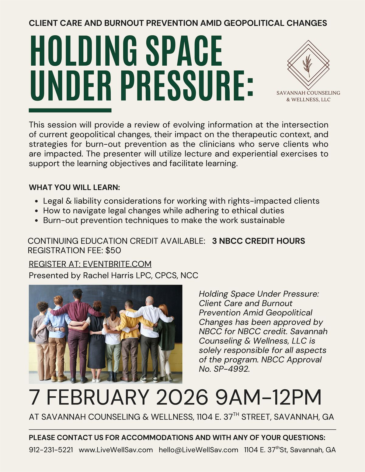 Holding Space Under Pressure - 3CEs