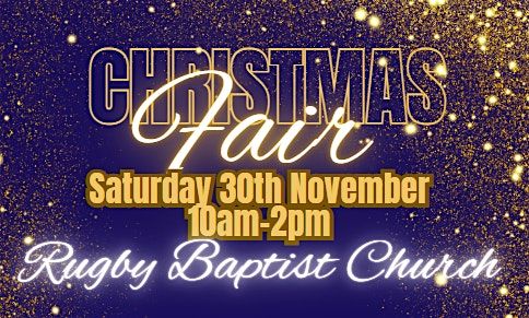 Christmas Fair at Rugby Baptist Church