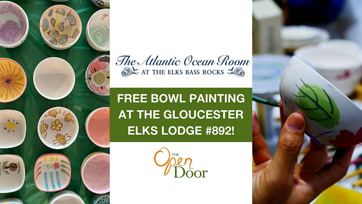 FREE Bowl Painting for The Open Door Empty Bowl Event