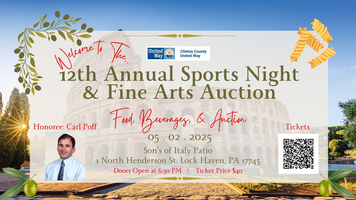 12th Annual Sports Night & Fine Arts Auction