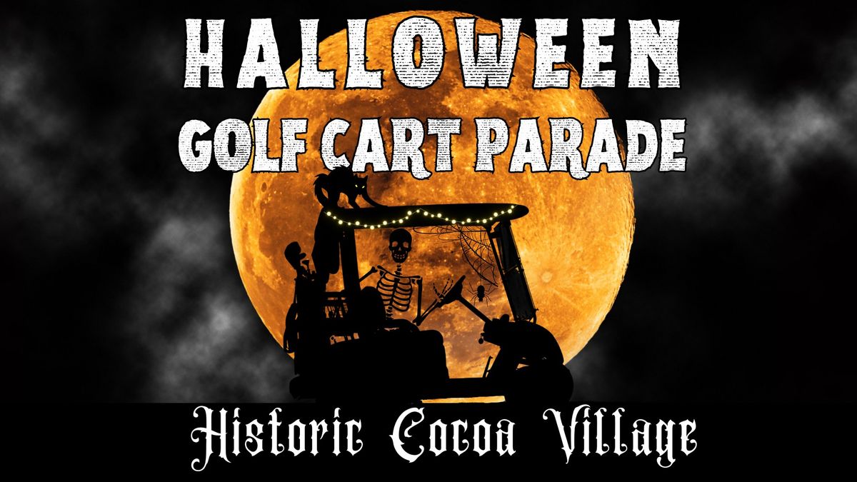 Halloween Golf Cart Parade