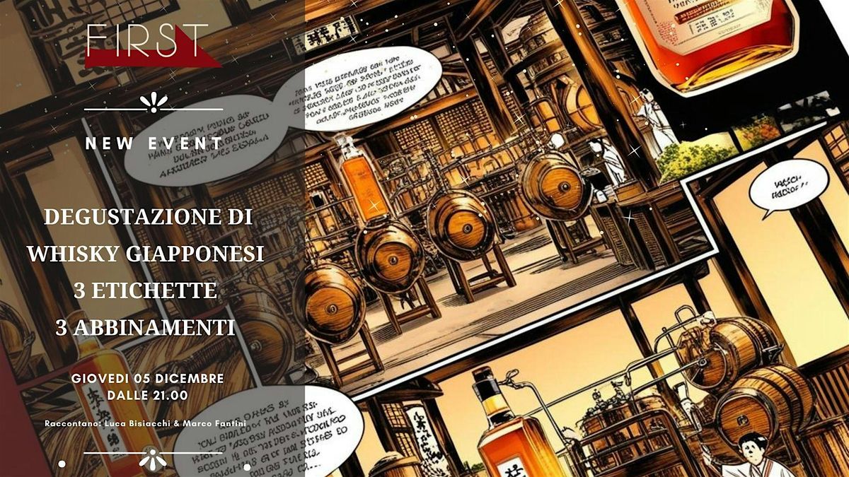 Degustazione di Whisky dal Giappone