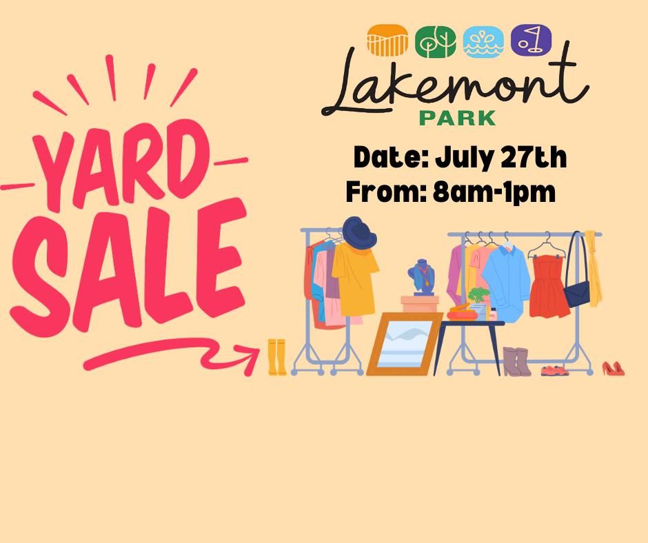 Yard Sale - July 27, 2024