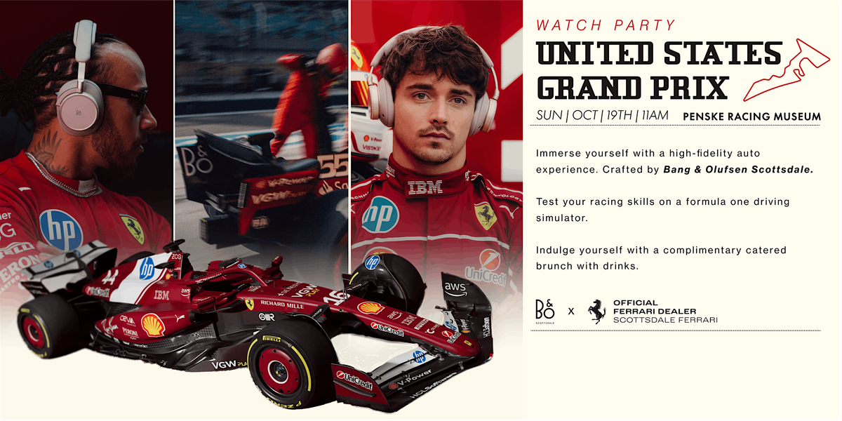 United States Grand Prix Formula One Watch Party