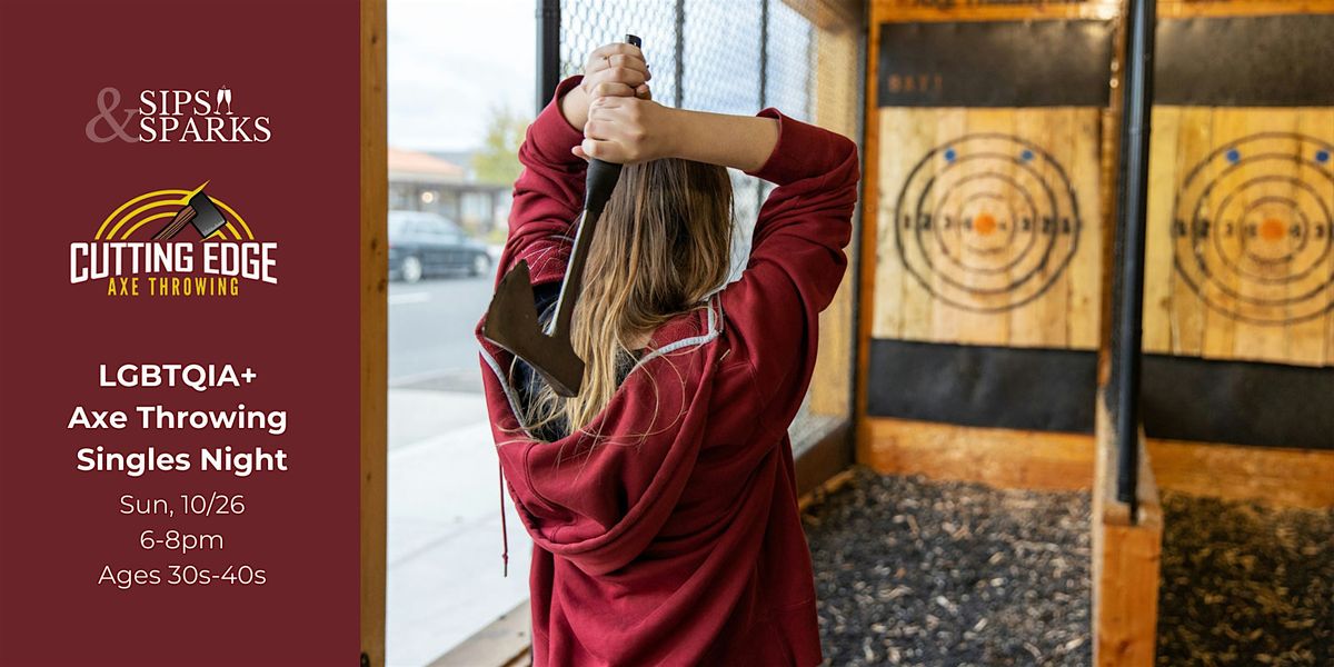 30s-40s LGBTQIA+ Axe Throwing Singles Night | Speed Dating in Stamford, CT