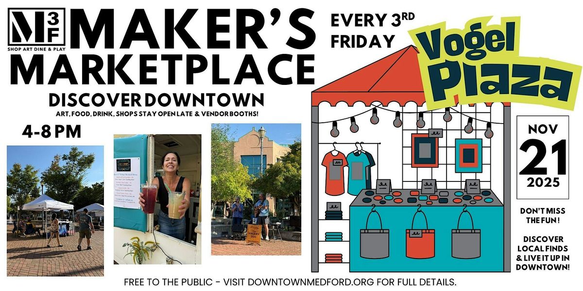 Medford Third Friday Maker's Marketplace