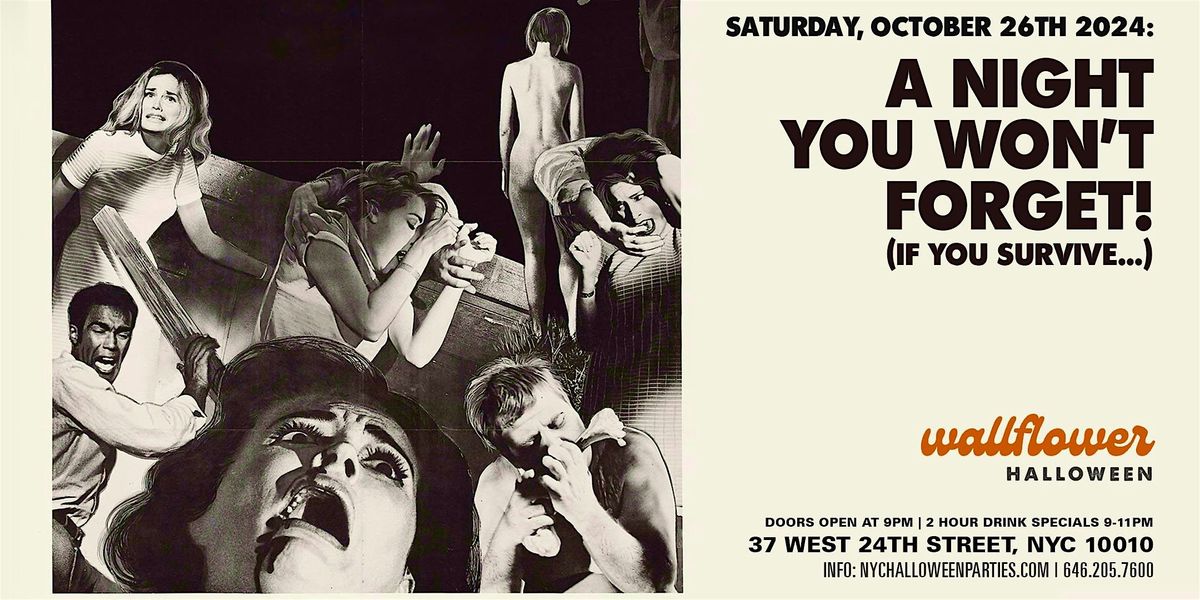 Halloween Party at Wallflower Rooftop, Wallflower, New York, 26 October