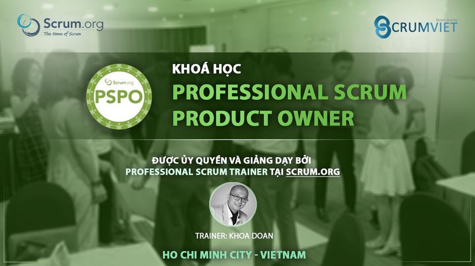 Kho\u00e1 H\u1ecdc Professional Scrum Product Owner - Th\u00e1ng 11 2022