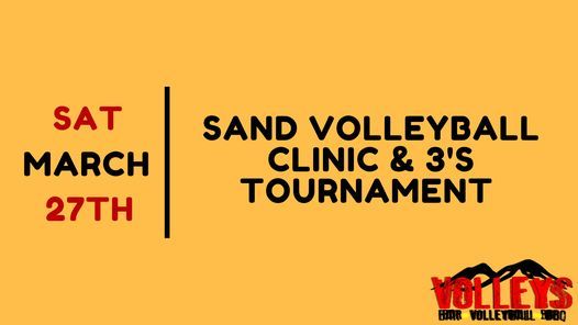 Volleyball Clinic & 3's Tourament