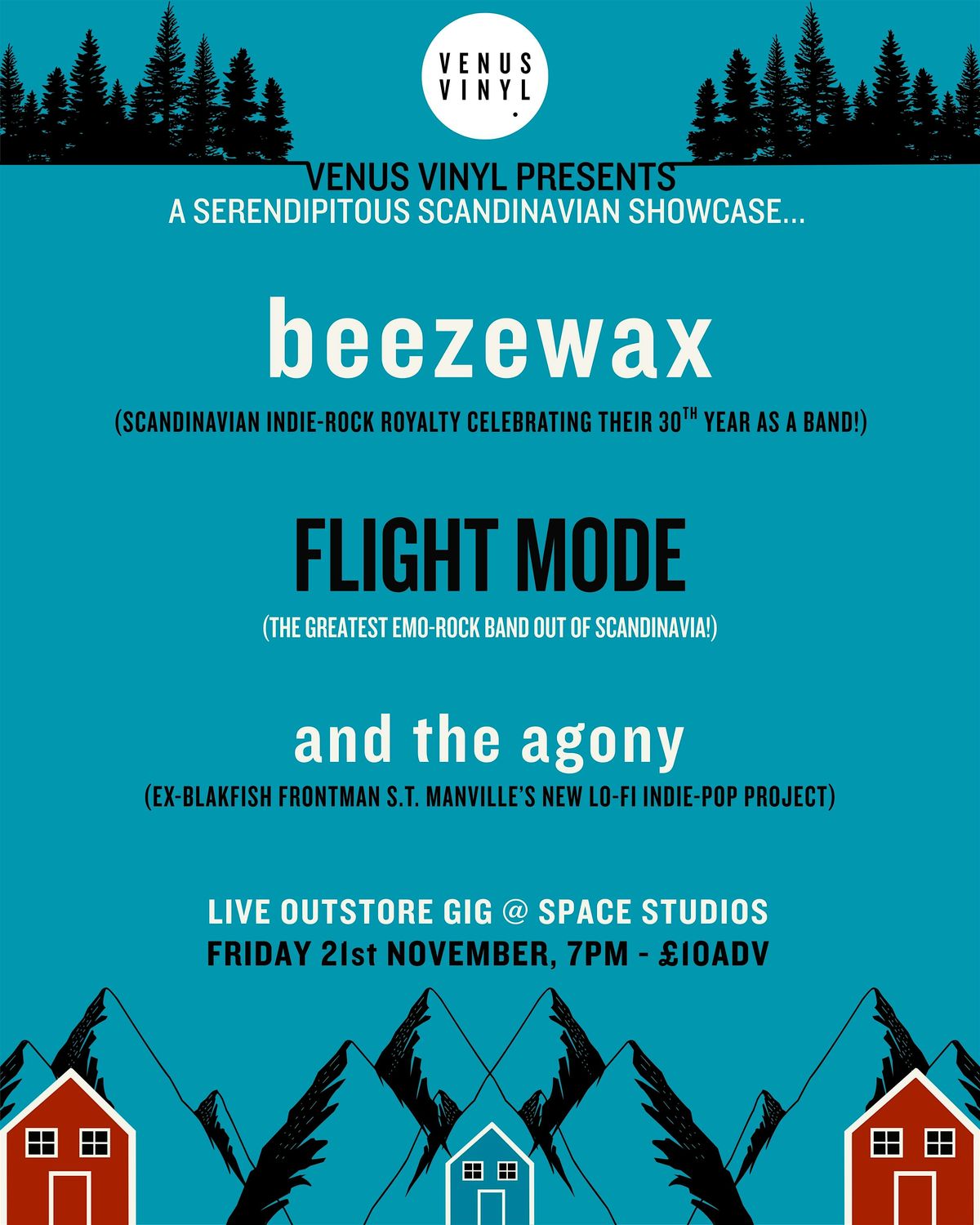 A SERENDIPITOUS SCANDINAVIAN SHOWCASE: Beezewax, Flight Mode; & the agony