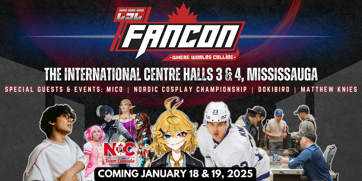 TCG & Sports Fancon with Mico, Dokibird, Nordic Cosplay and Matthew Knies