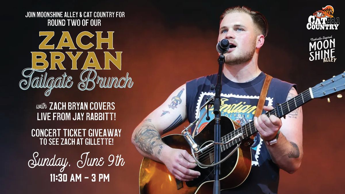 Zach Bryan Tailgate Brunch and Ticket Giveaway!