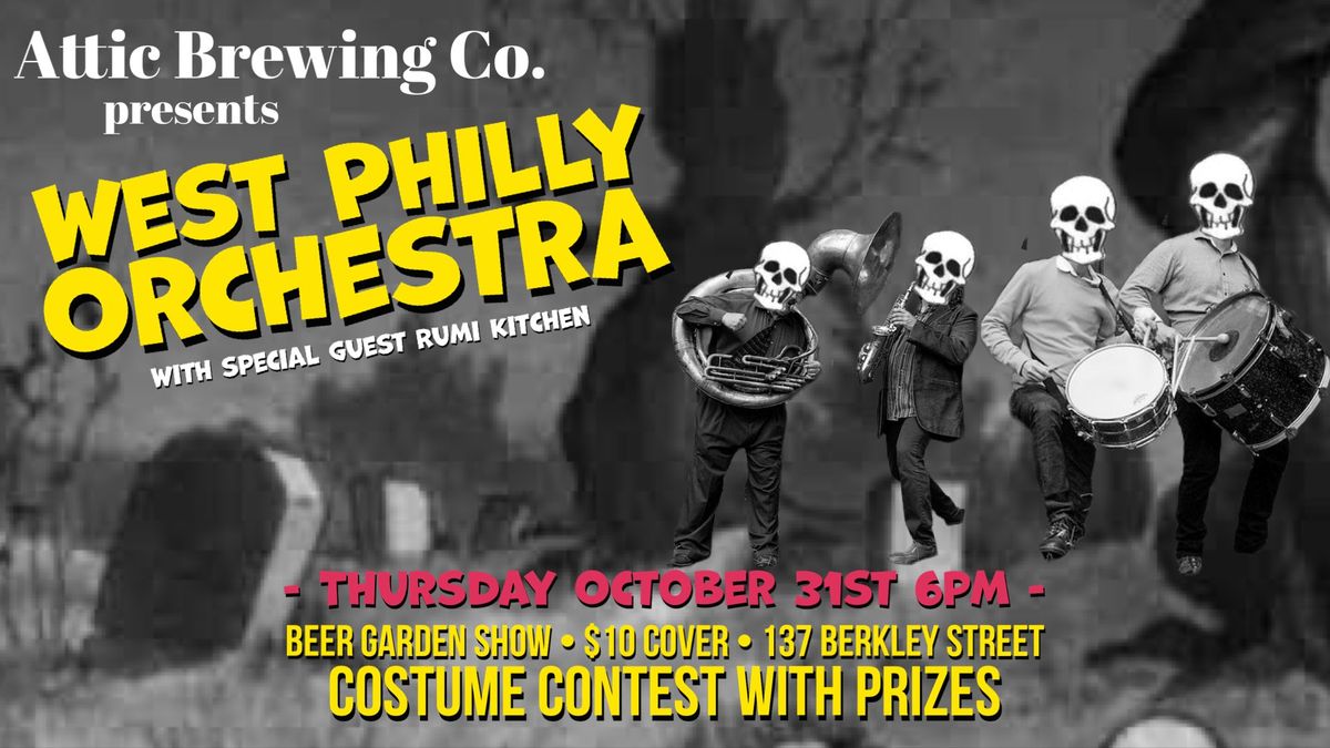 West Philly Orchestra Halloween Show in the Beer Garden