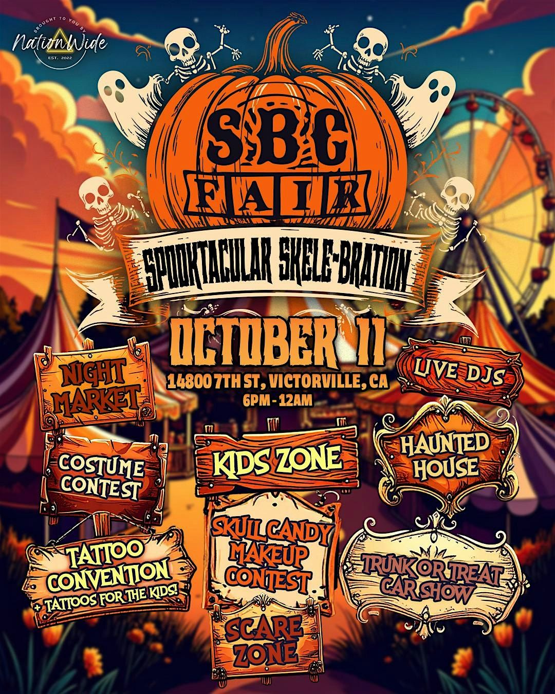SBC Fairgrounds Spooktacular  Skele-Bration