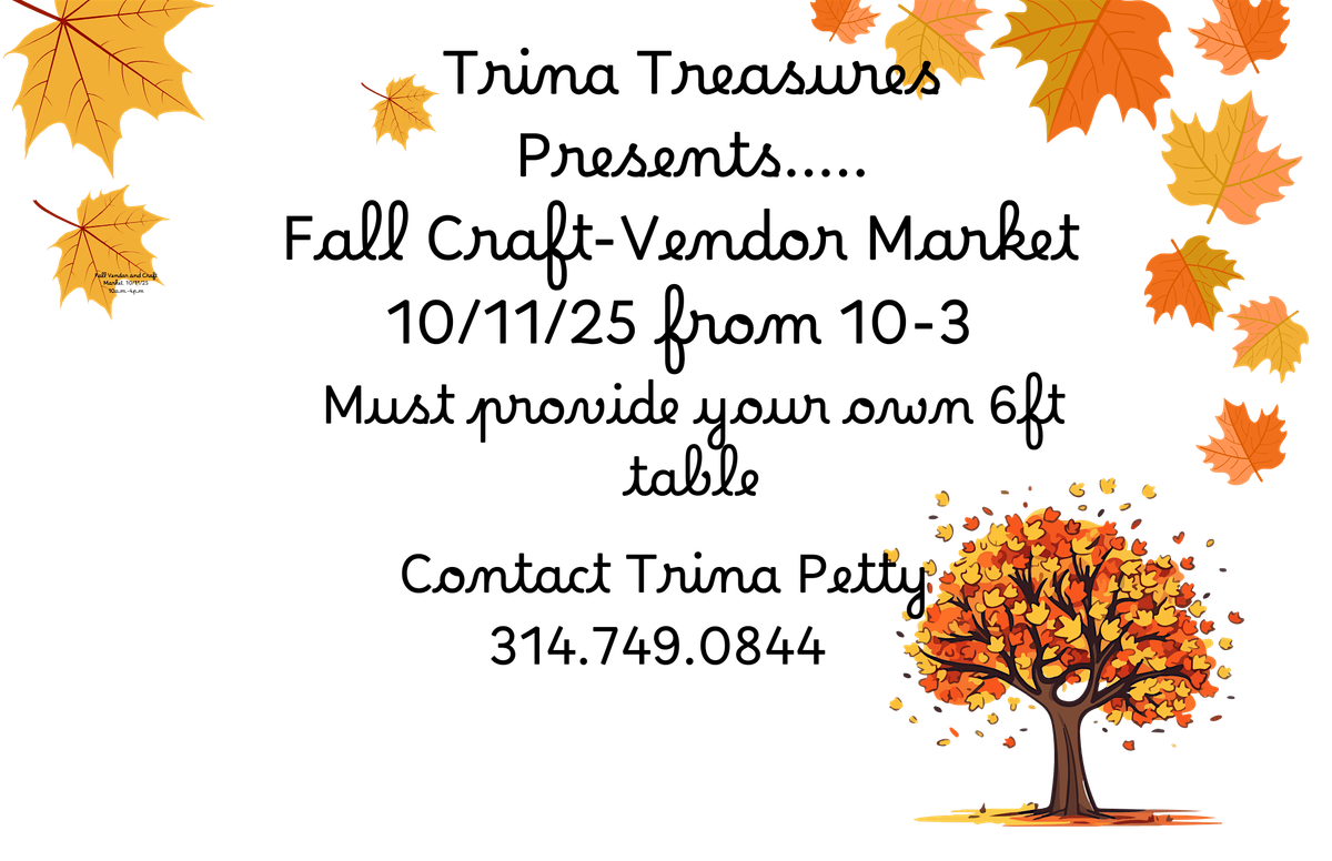 Fall Vendor- Craft Market