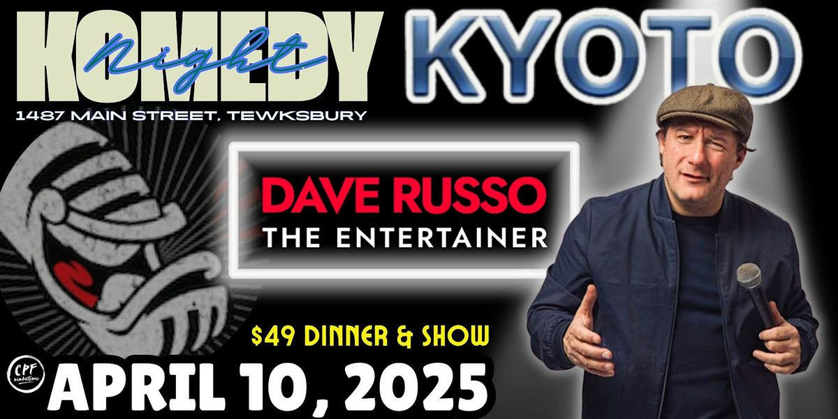 Kyoto Komedy Thursday April 10th with Dave Russo