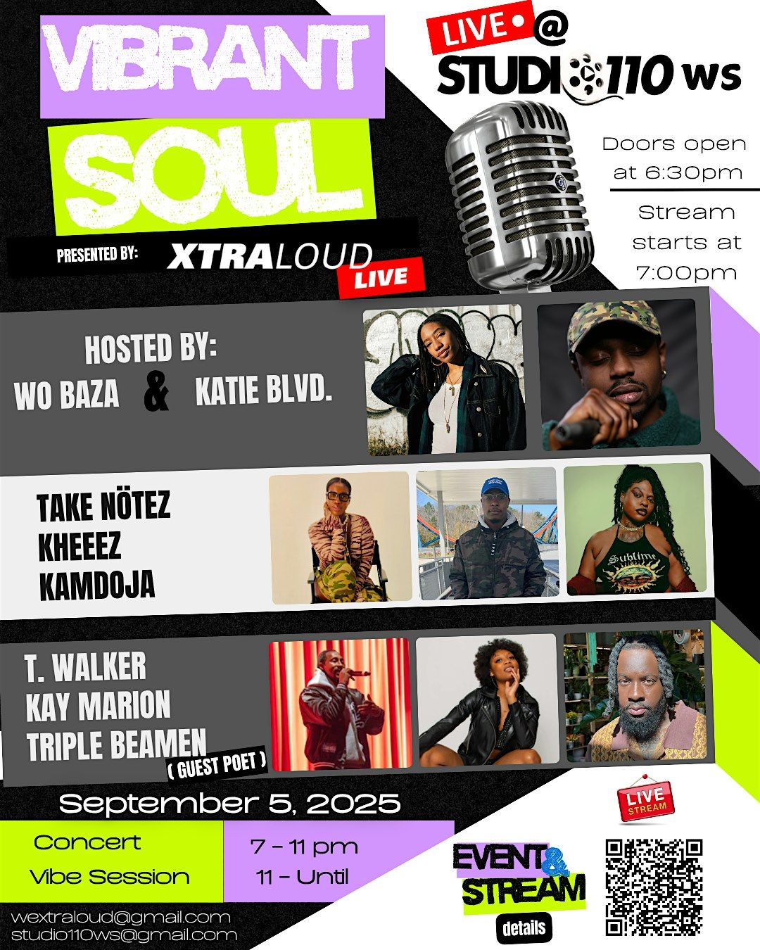 VIBRANT SOUL Live @ Studio 110 WS