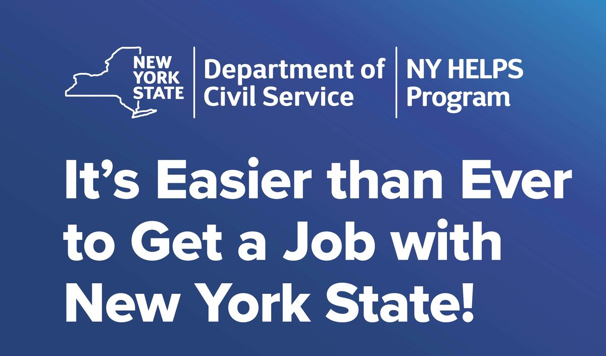 Utica Workshop: Learn about Civil Service Careers and NY HELPS