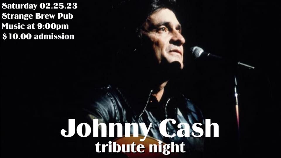 Johnny Cash tribute night, Strange Brew Pub, Norwich, 25 February 2023