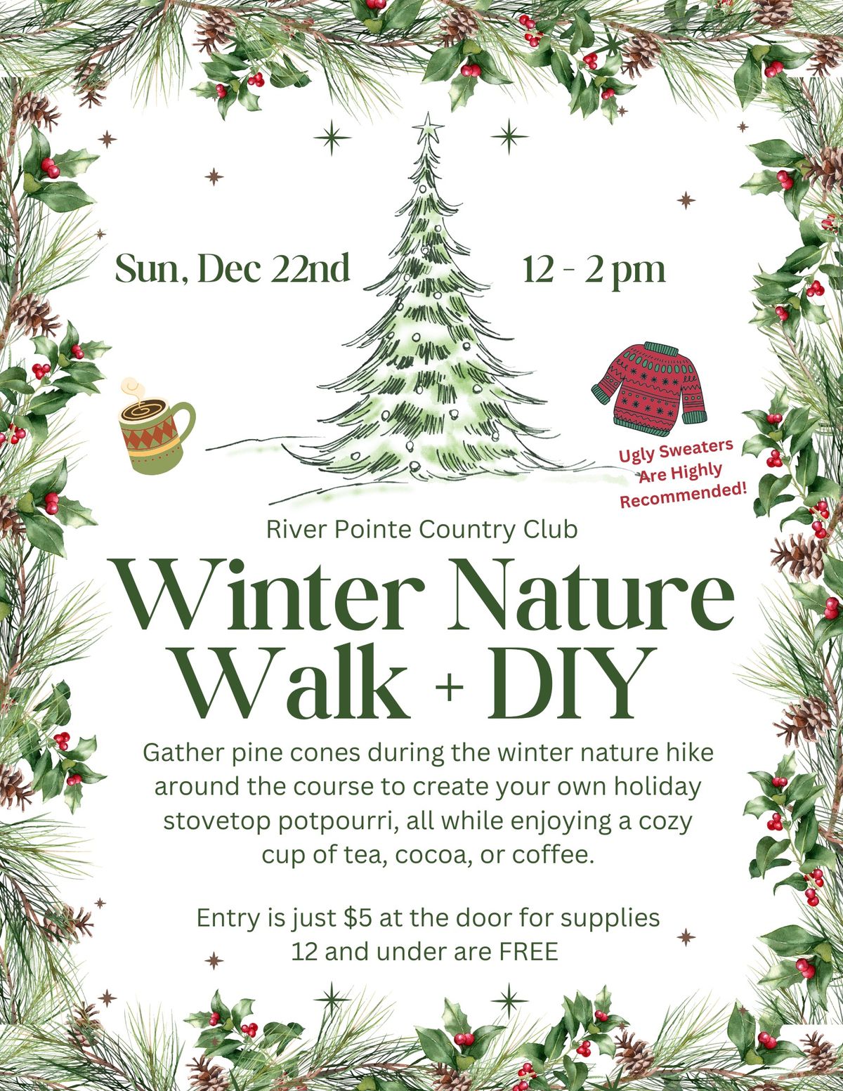 Winter Nature Walk + DIY 