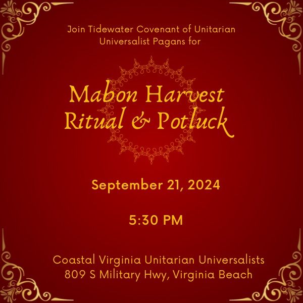 Mabon Harvest Ritual and Potluck