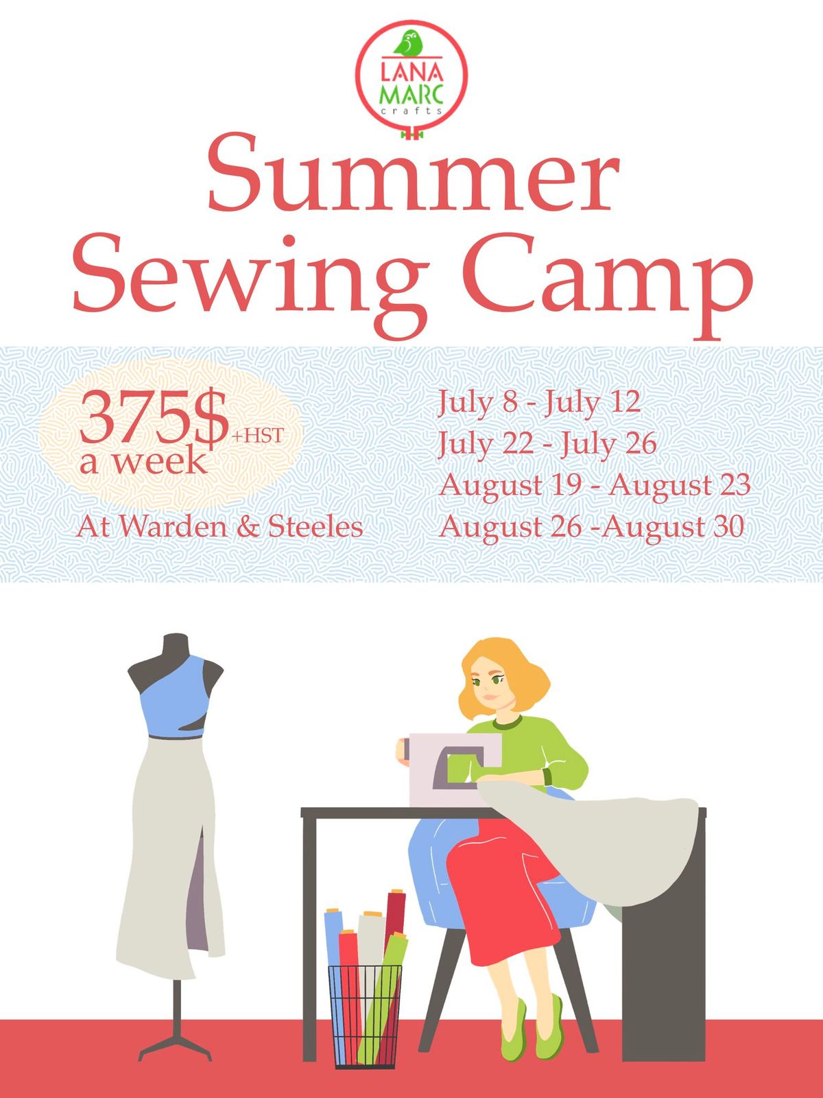 Design, Sewing, and Decoration Camps