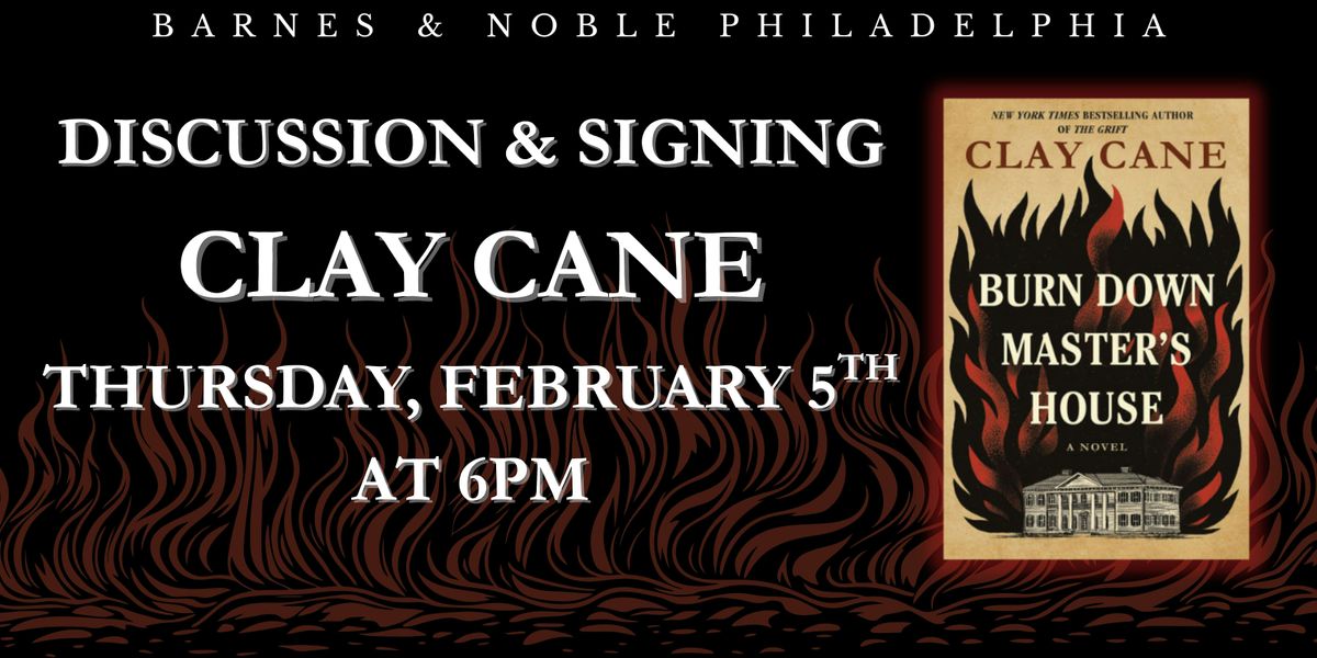 Clay Cane celebrates Burn Down Master's House on February 5th at 6pm