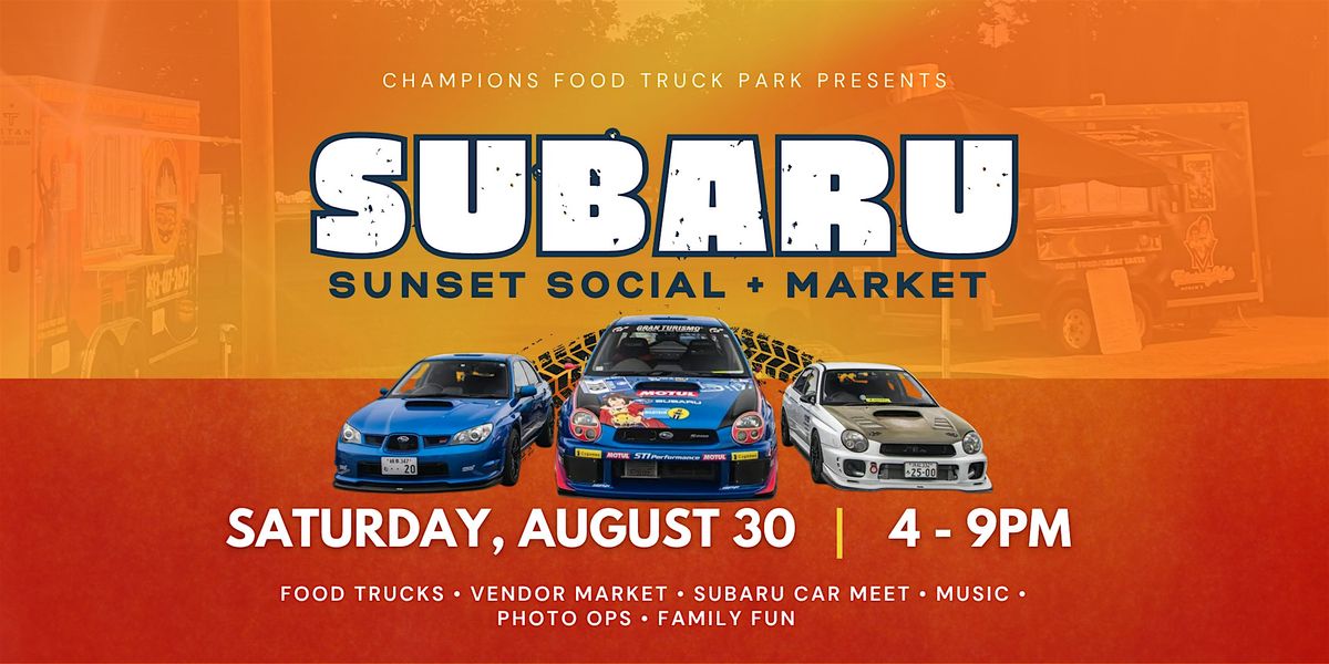 Houston Subaru Car Meet and Food Trucks