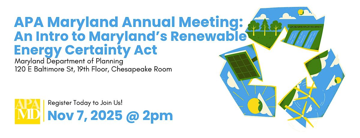 APA Maryland Annual Meeting