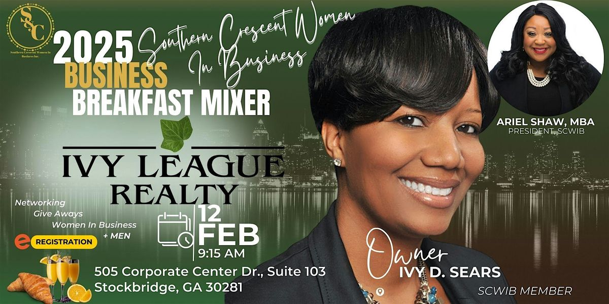 SCWIB Business Breakfast Mixer with Ivy D. Sears of Ivy League Realty