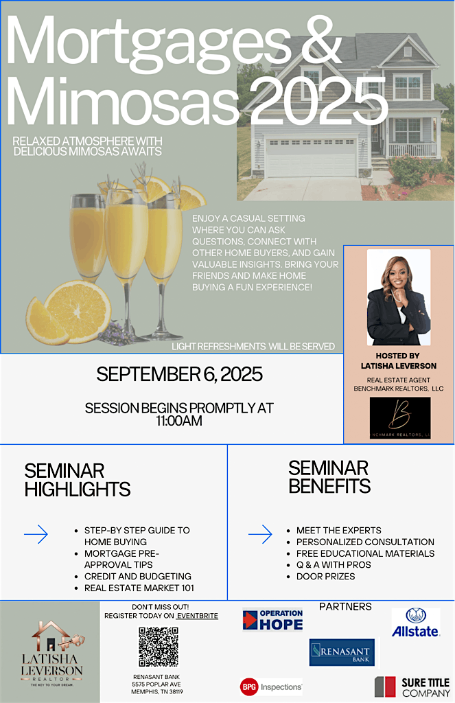 Mortgages and Mimosas Home Buying Seminar