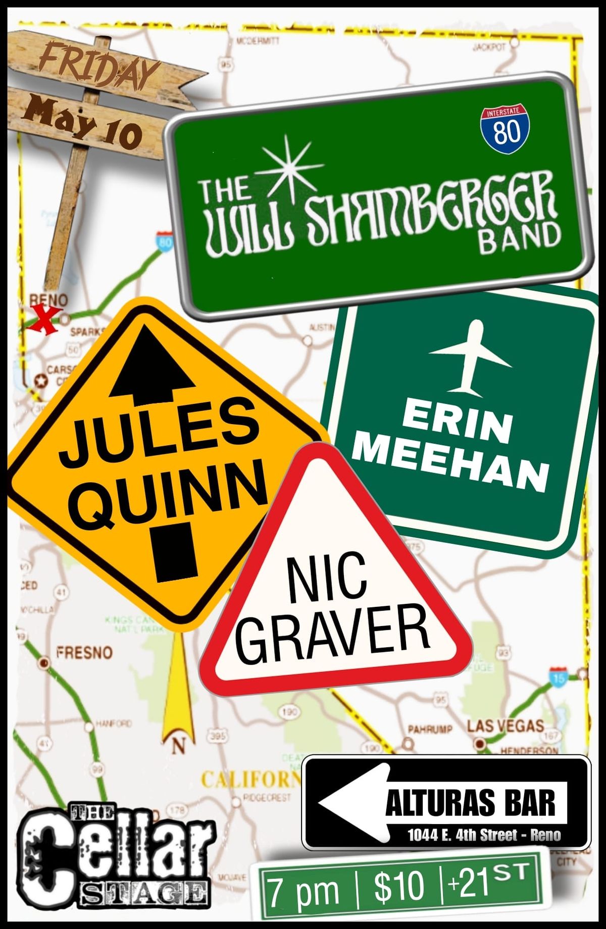 Will Shamberger Band | Jules Quinn | Erin Meehan | Nic Graver 