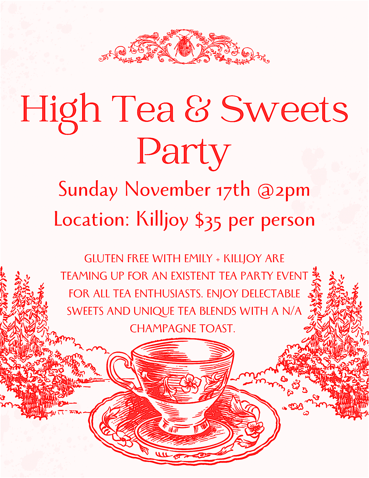 High Tea & Sweets Party