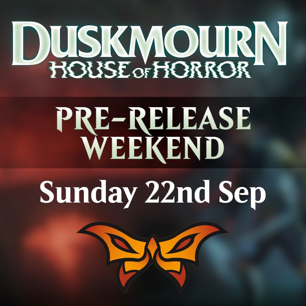 Duskmourn: Pre-release Sealed - Sunday ticket