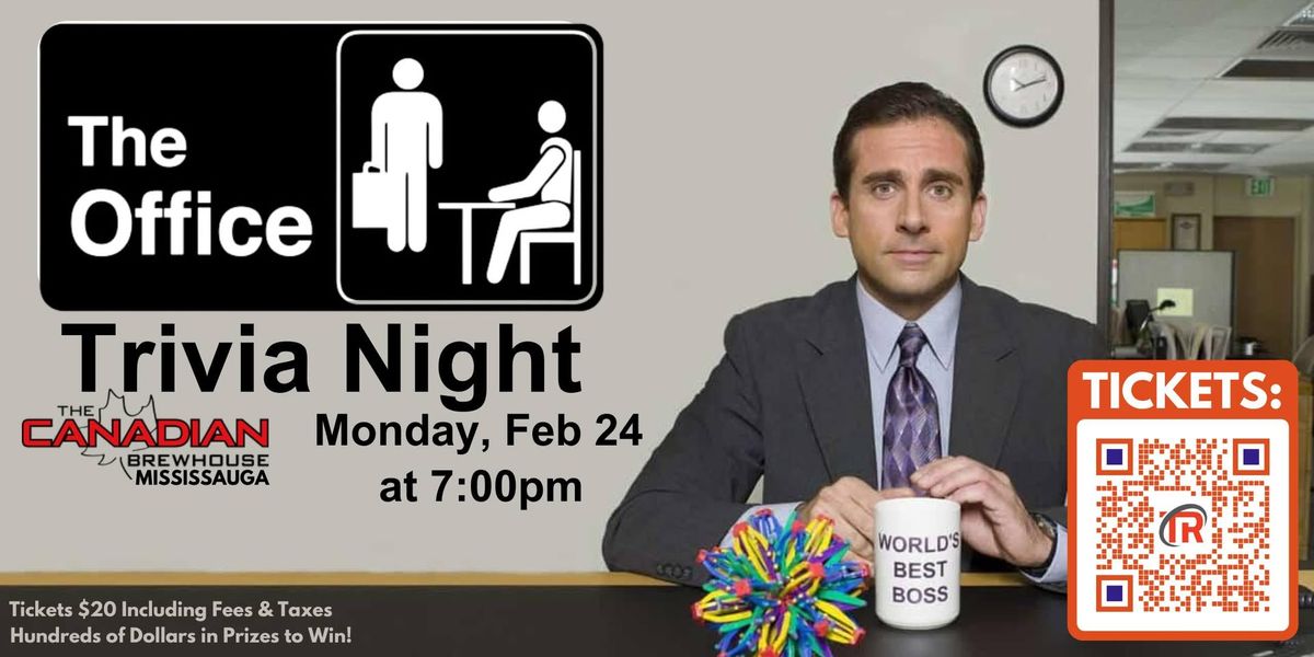 The Office Trivia Night @ CBH Mississauga - Feb 24th 7pm