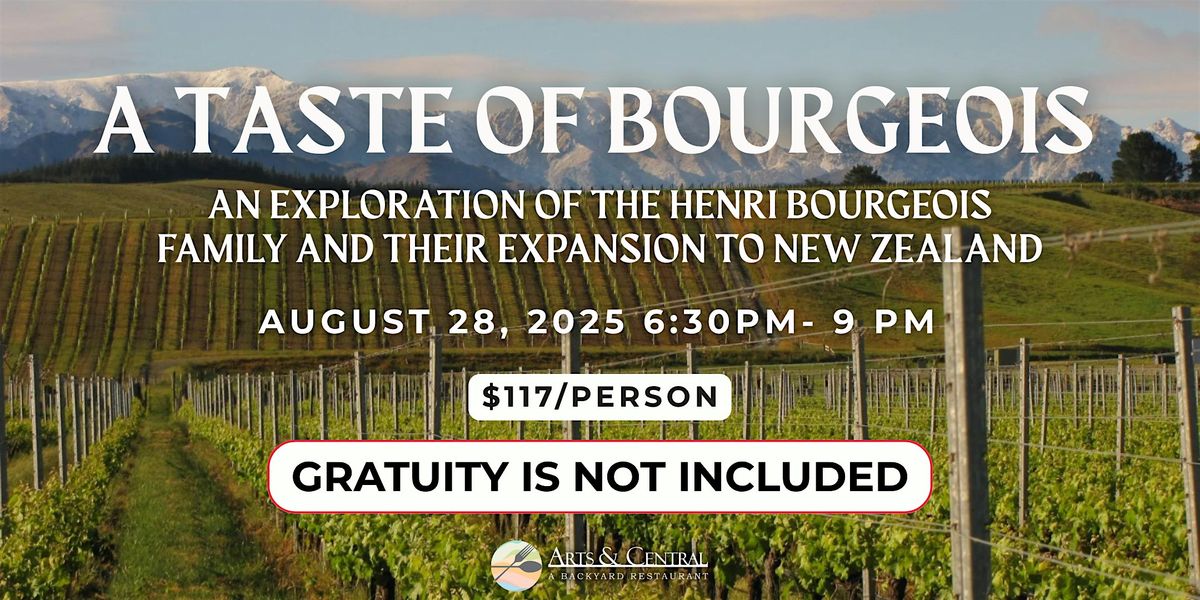 A Taste of Bourgeois Wine Dinner