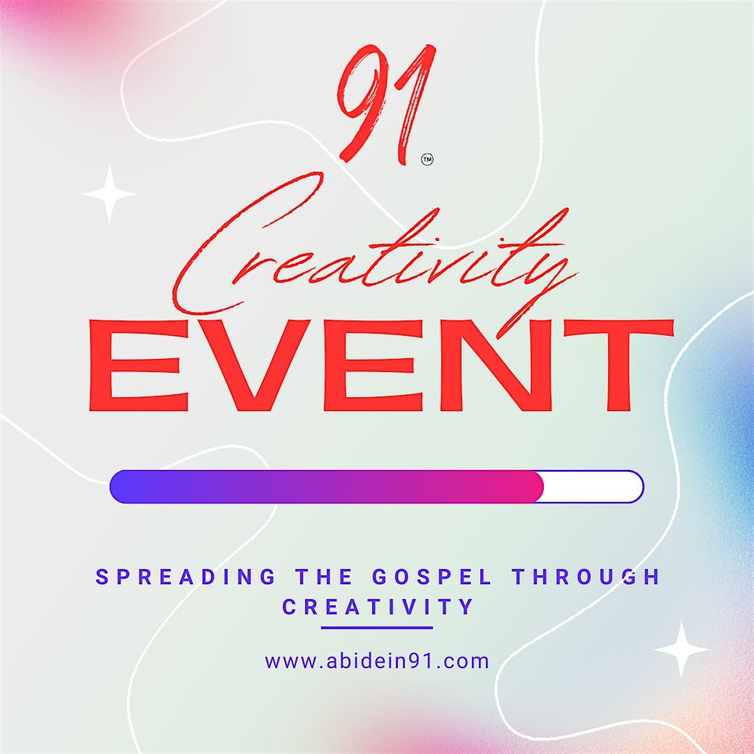 91's Fearfully and Wonderfully Made Creativity Event!